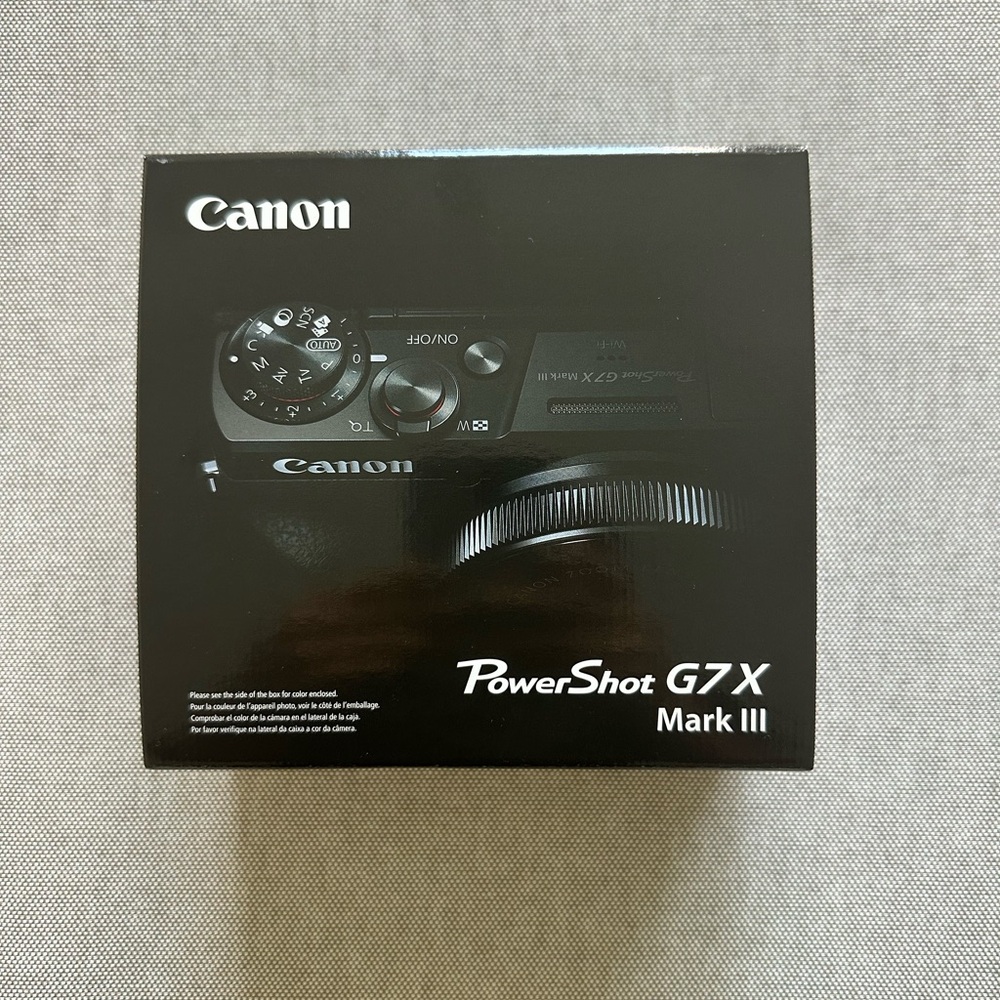 Canon Powershot G7X Mark III